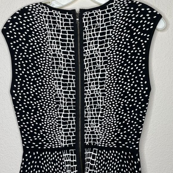 BCBG MaxAzria Dina Dress in Croc Jacquard - Picture 7 of 12